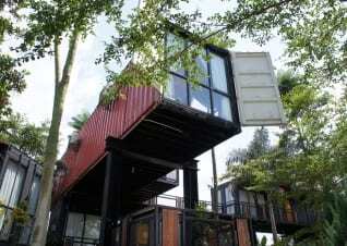 shipping container living