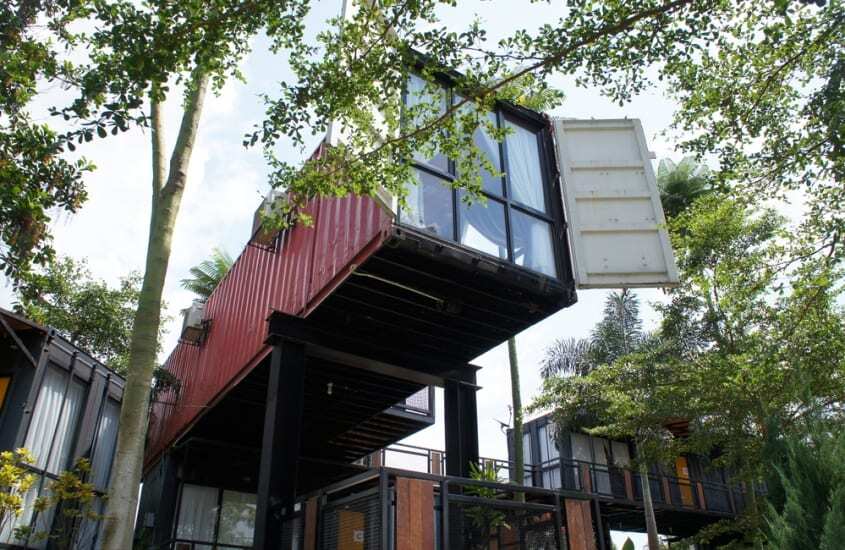 shipping container living